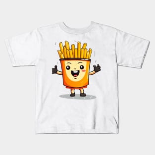 cute french fries t-shirt Kids T-Shirt